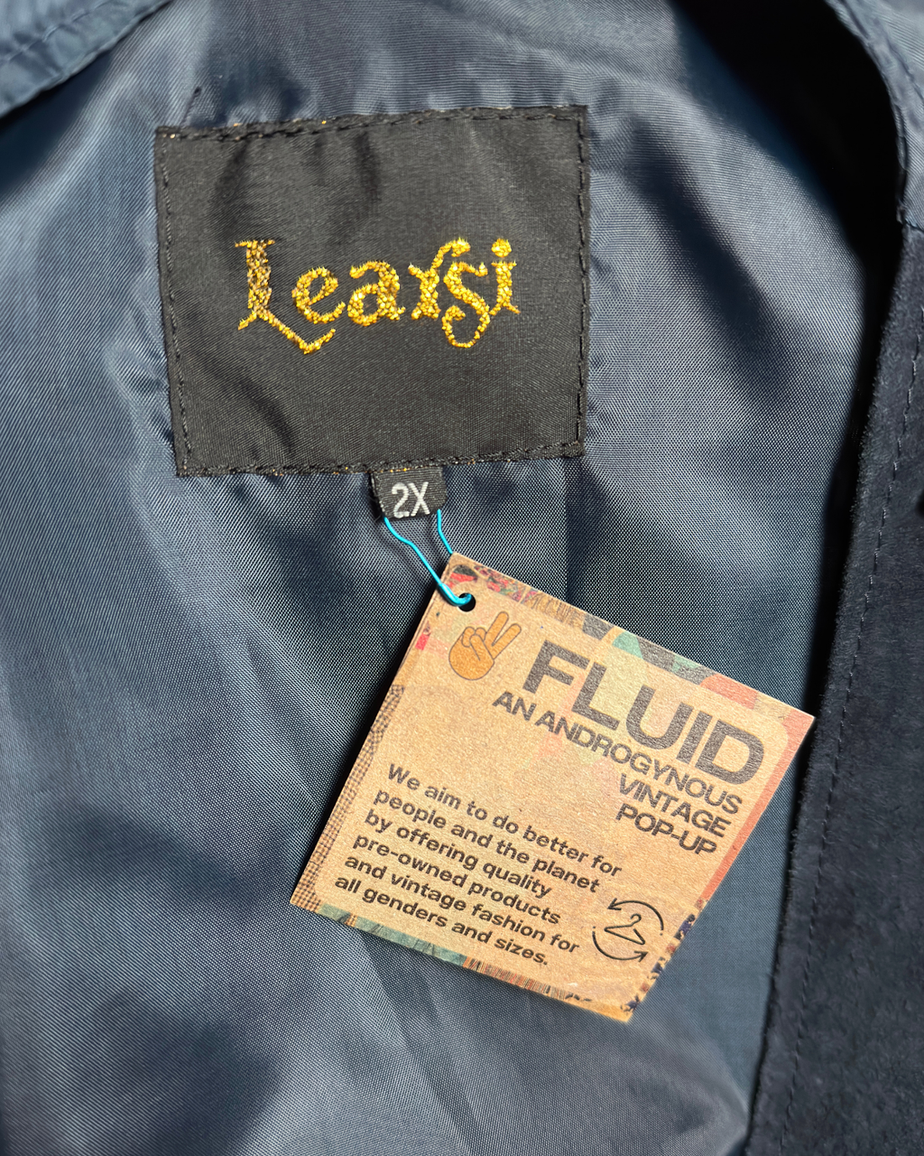 Learsi Leather Argyle Vest