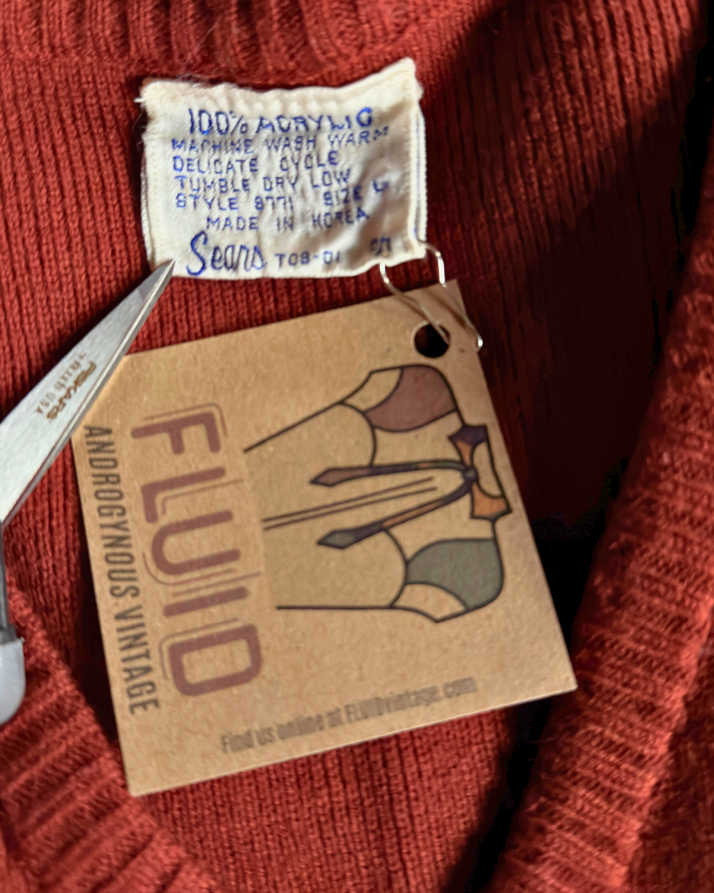 Sears Brown Sweater Vest