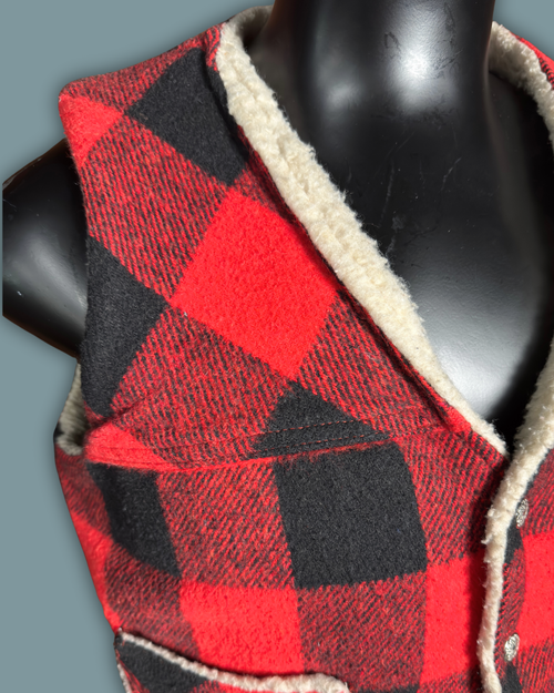 Avant Garde Buffalo Plaid Vest