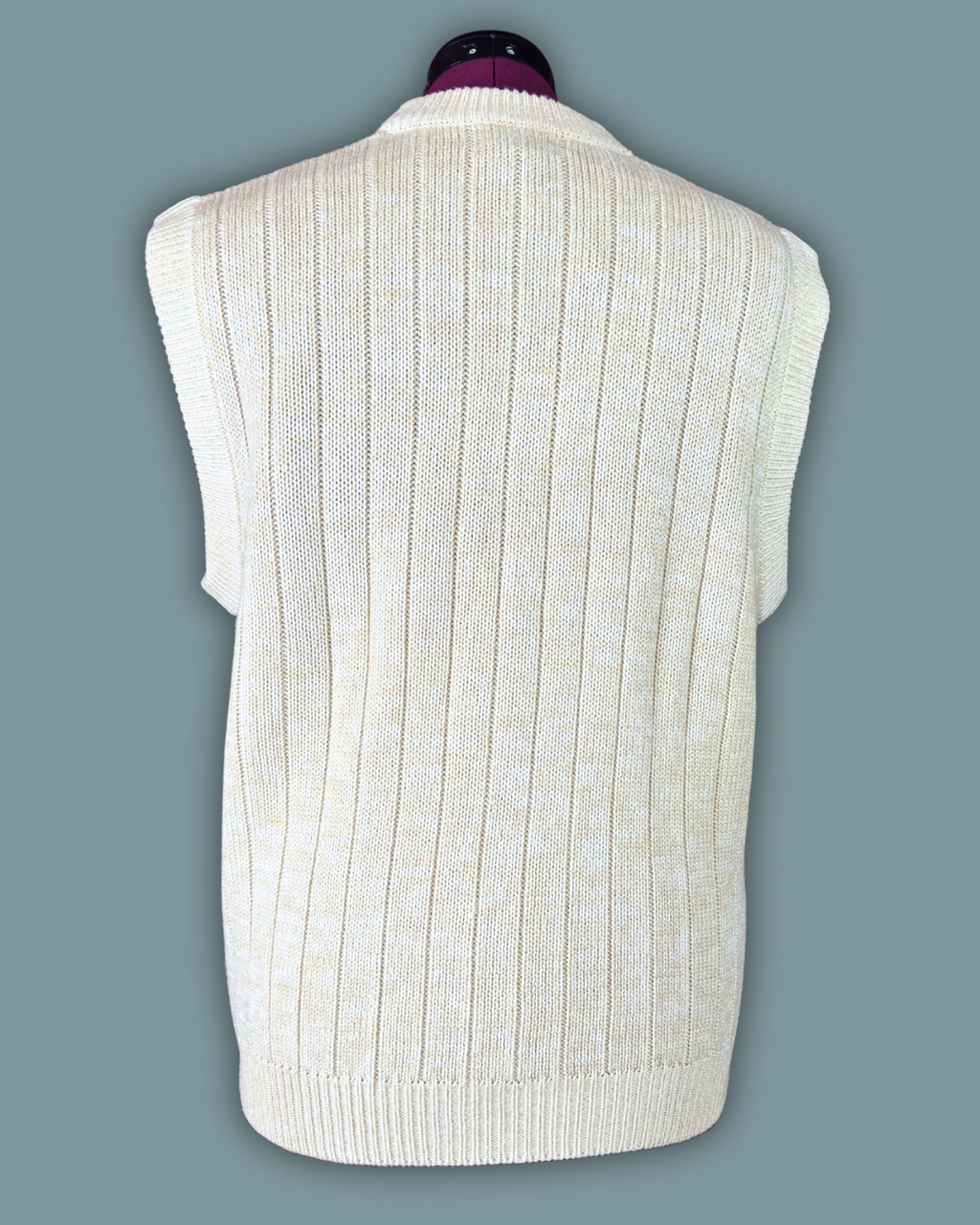 Towncraft Cream Knit Vest