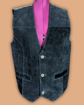New Terrain Black Suede Vest