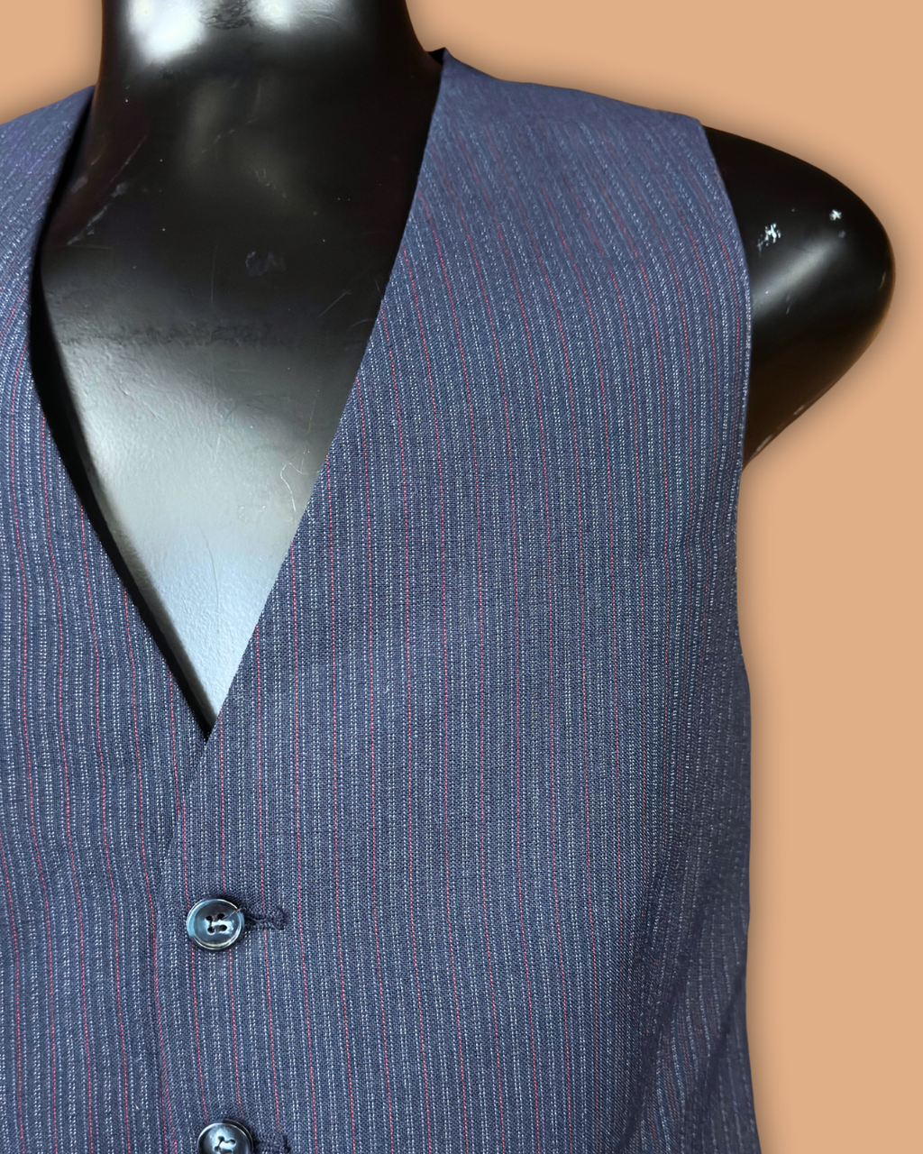 Yves Saint Laurent Wool Striped Vest