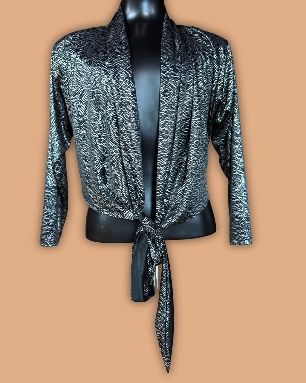 Korrigan Silver Metallic Shrug