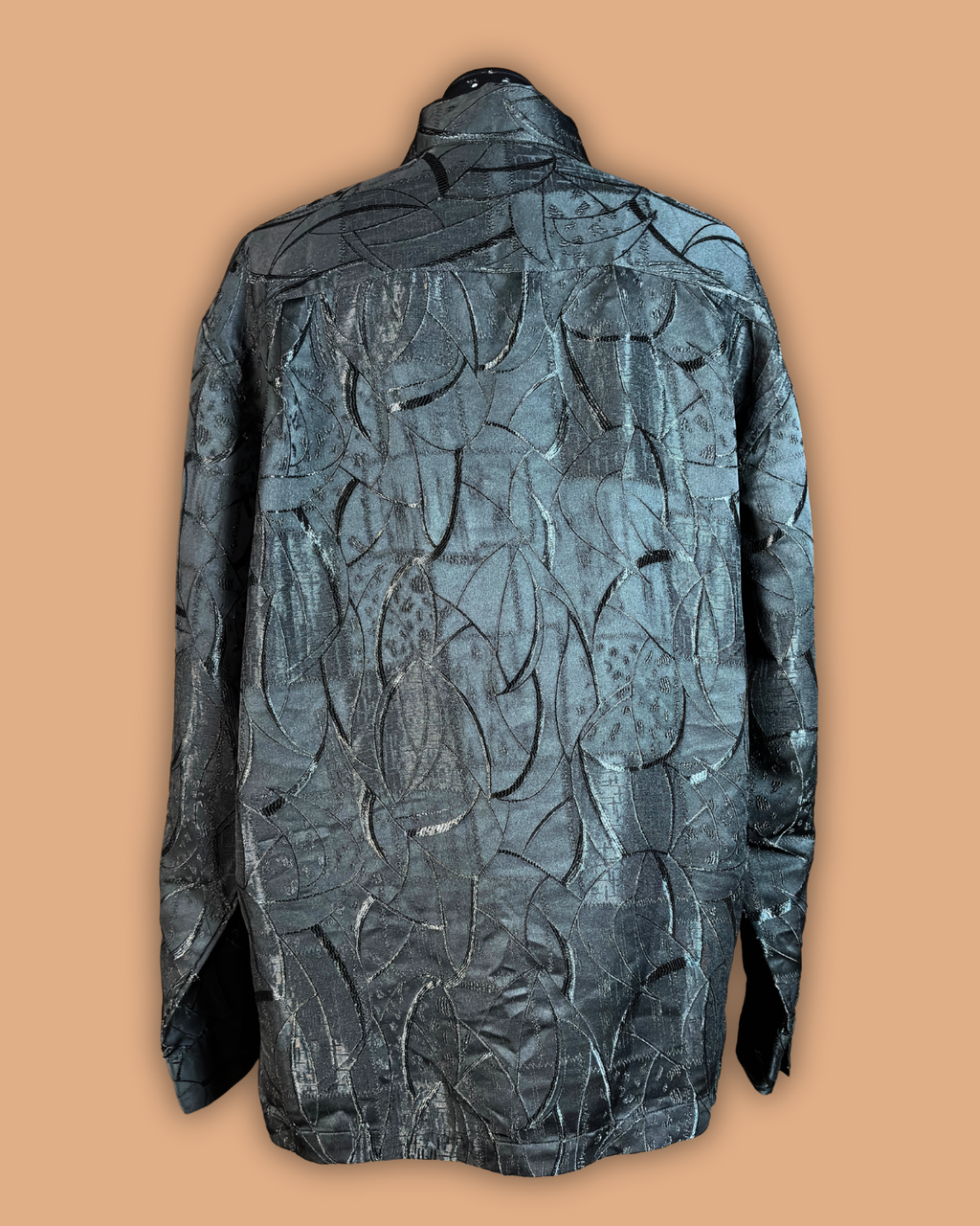 Syllables System Black Threadwork Shirt