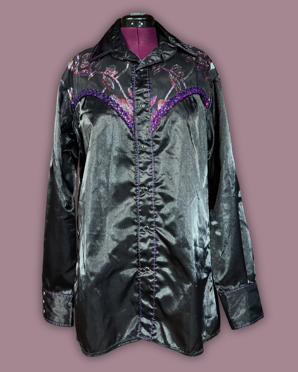 Handmade Sheen and Metallic Western Shirt