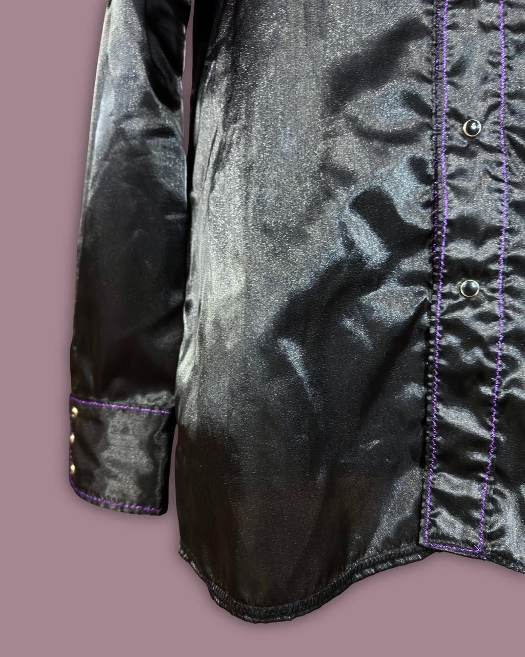 Handmade Sheen and Metallic Western Shirt