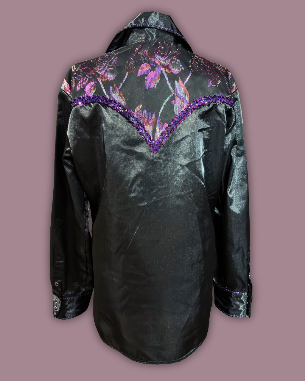 Handmade Sheen and Metallic Western Shirt