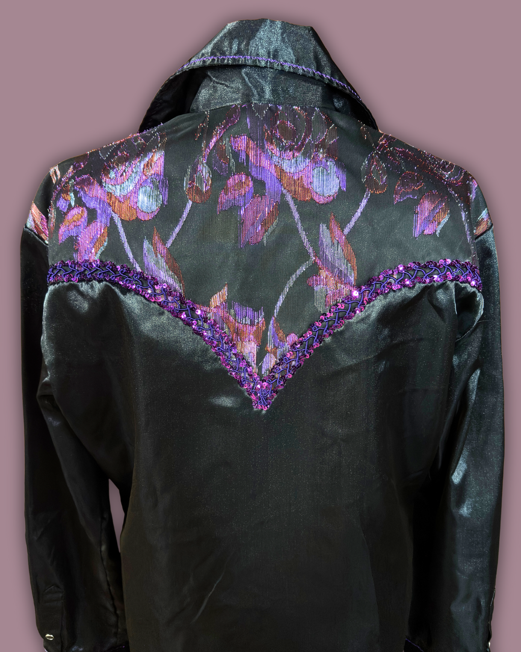 Handmade Sheen and Metallic Western Shirt