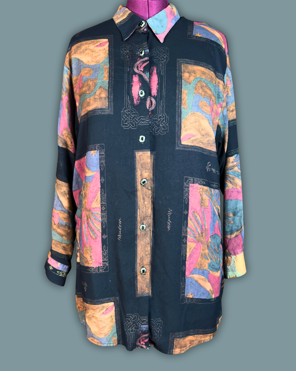 Très Paquette Black Artistic Shirt