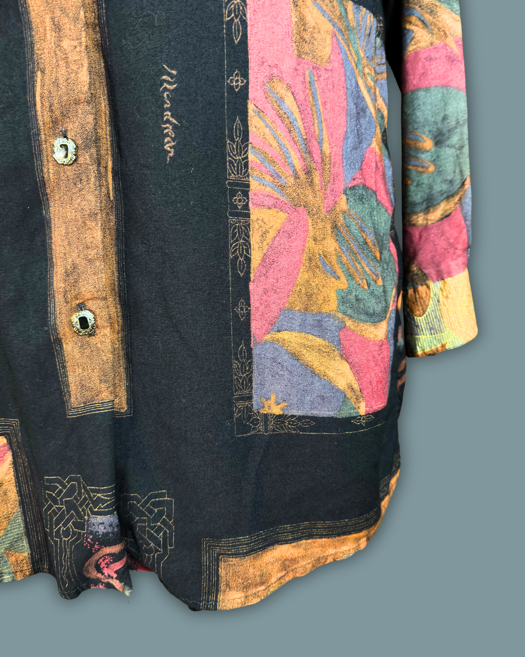 Très Paquette Black Artistic Shirt