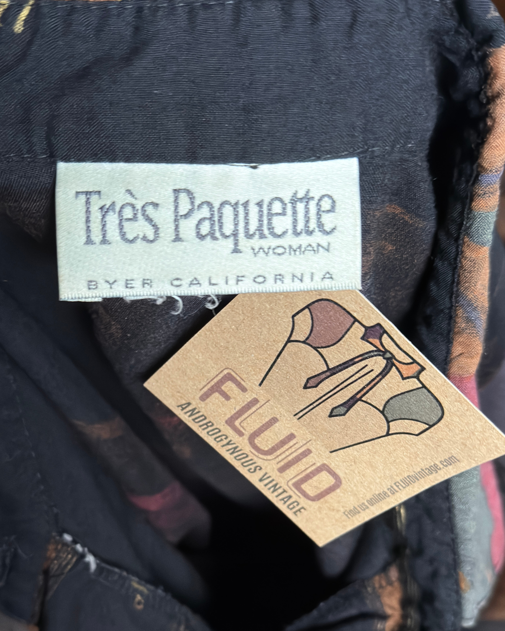 Très Paquette Black Artistic Shirt