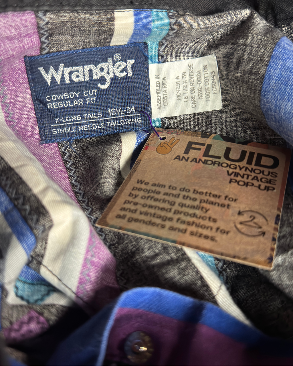 Wrangler Pearl Snap Top