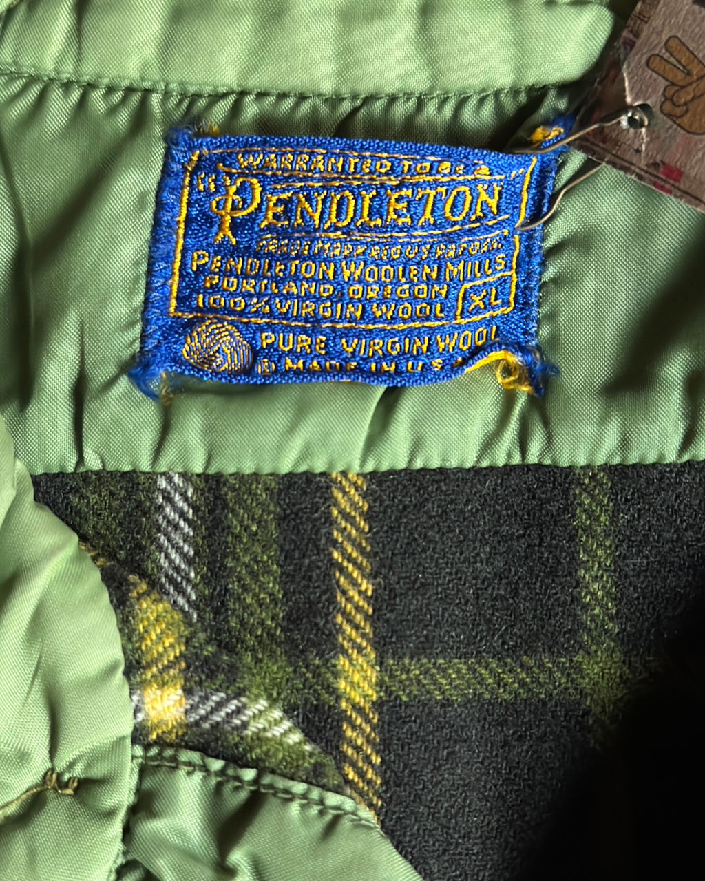 Pendleton Green Wool Short Sleeve